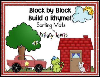 Preview of Rhyming Sorting Mats