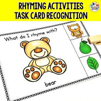 Preview of Rhyming Activity, Task Cards