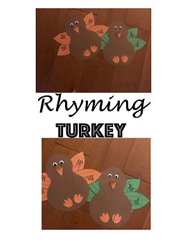 Preview of Rhyming Turkey Templates