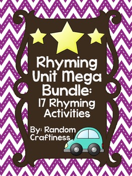 Preview of Rhyming Unit Mega Bundle: 17 Rhyming Activities
