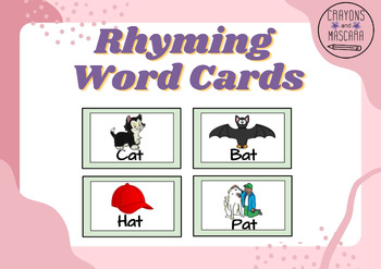 Preview of Rhyming Word Cards
