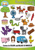 Rhyming Word Clipart {Zip-A-Dee-Doo-Dah Designs}