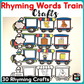 Preview of Rhyming Word Crafts | Kindergarten Center Craft Activity