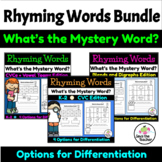 Rhyming Word Mystery Puzzles, The Bundle