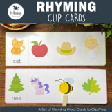 Rhyming Word Peg/Clip Cards