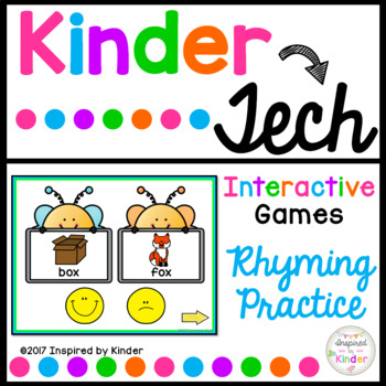 Preview of Rhyming Words {Interactive Game}