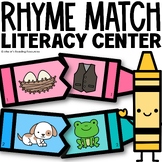 Rhyming Words Games Kindergarten Literacy Center Rhyming W