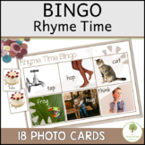 Rhyming Words Bingo Game - Phonemic Awareness Activity