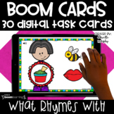 Rhyming Words Boom Cards | Rhyming Activities