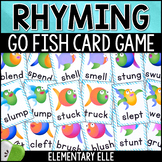 Rhyming Words Card Game | CCVCC Phonics Center Activity Ta