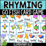 Rhyming Words Card Game | CVCC Phonics Center Activity Task Cards