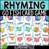 Rhyming Words Card Game | CVVC Phonics Center Activity Task Cards