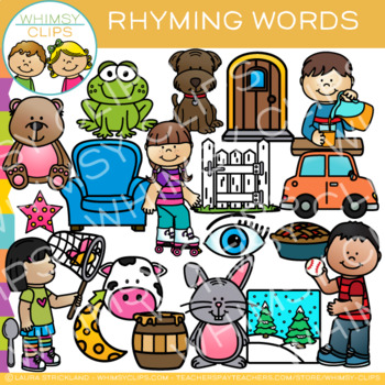 Preview of Rhyming Words Clip Art