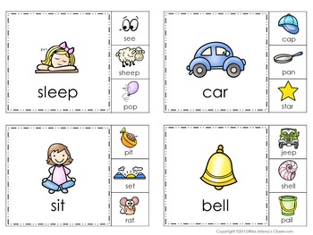 Rhyming Words Clip It Cards by Miss Jelena's Classroom | TPT