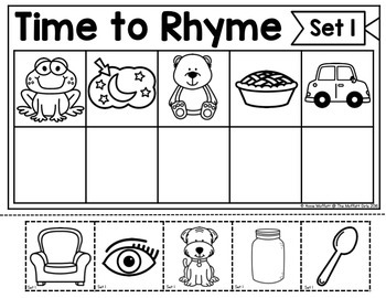 Rhyming Words (Cut And Paste): Phonemic Awareness By The Moffatt Girls