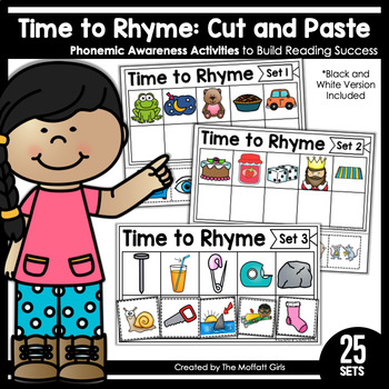 Preview of Rhyming Words (Cut and Paste): Phonemic Awareness