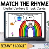 Rhyming Words Digital Centers for Seesaw and Google™