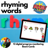 Rhyming Words Digital Progress Monitoring Activity