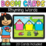 Rhyming Words - Digital Task Cards - Boom Cards