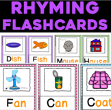 Rhyming Words Flashcards, Posters for Pre-K, Preschool, Ki