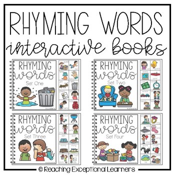 Preview of Rhyming Words Adapted Books
