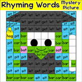 End of Year Activities: Color by Rhyming Words - Frog Graduate