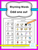 Rhyming Words Odd One Out- Special Education