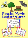 Rhyming Words Picture Cards and/or Posters