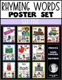Rhyming Words Posters for Kindergarten & First Grade Readi