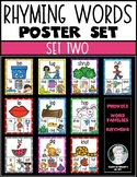 Rhyming Words Posters for Kindergarten & First Grade Readi