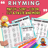 Rhyming Words | Rhyming Worksheets | Rhyming Activities & More