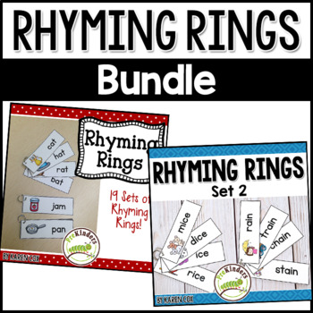 Preview of Rhyming Words Rings Bundle