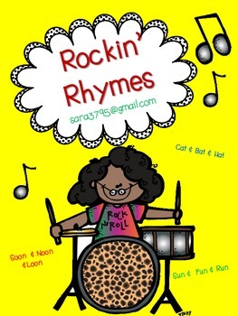 Preview of Rhyming Words (Rockin' Rhymes) Pack