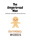 Rhyming Words : The Gingerbread Man