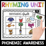 Rhyming Words Worksheets Centers Picture Cards Phonemic Aw