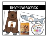 Rhyming Words from Bears Says Thanks