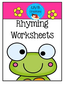 Preview of Rhyming Worksheets For Kindergarten