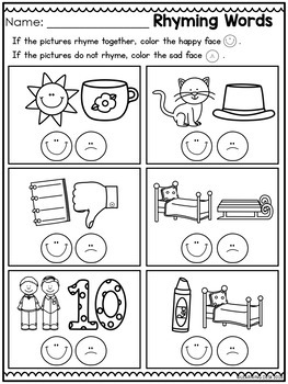 Rhyming Words Worksheets Rhyming Words Activities By Learning Desk