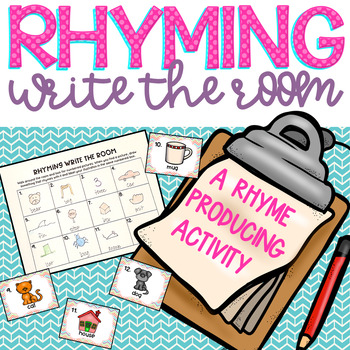 Rhyming Write The Room A Rhyme Producing Center