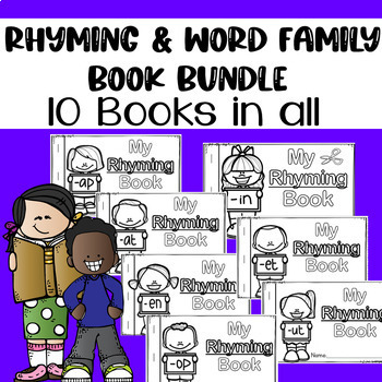 Preview of **BUNDLE** Rhyming and Word Family Easy Readers