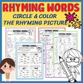 Rhyming words / CVC words Rhyming worksheets