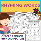 Rhyming words / CVC words Rhyming worksheets