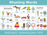 Rhyming words ELA worksheets which two words rhyme