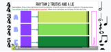 Rhythm 2 Truths & a Lie Game for Remote or In-Person Learn