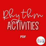 Rhythm Activities for In-Person and Virtual Learning (PDF)