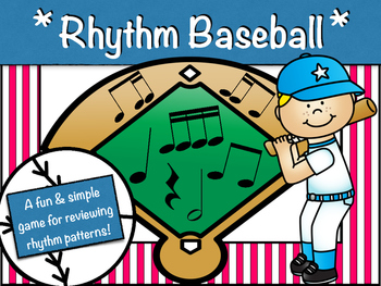 Preview of "Rhythm Baseball" - a rhythm review game!