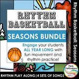 Rhythm Basketball - Seasons Bundle - Fun music activity 3/