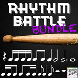 Rhythm Battle Bundle: projectable rhythm flash cards
