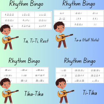 Preview of Rhythm Bingo Bundle