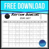 Rhythm Bowling Score Sheet